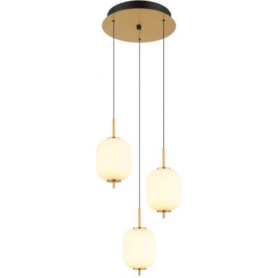 Globo Lighting Ewald lampa wisząca 3x20 W mosiądz 15217-3