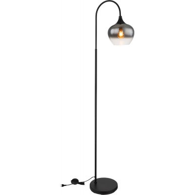 Globo Lighting Maxy lampa stojąca 1x40W czarny mat/szkło dymne 15548S