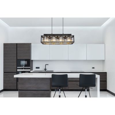 Globo Lighting Mathilde lampa wisząca 4x40W czarny mat/przydymiony 15697-4H