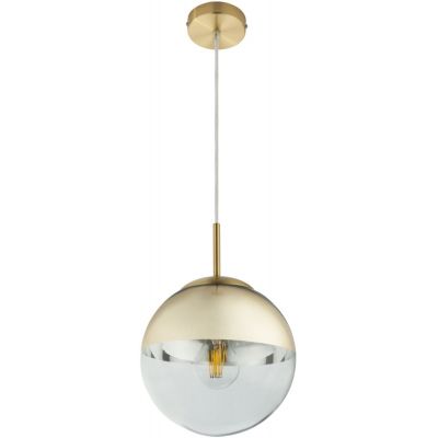 Globo Lighting Varus lampa wisząca 1x40W złoty/przezroczysty 15855