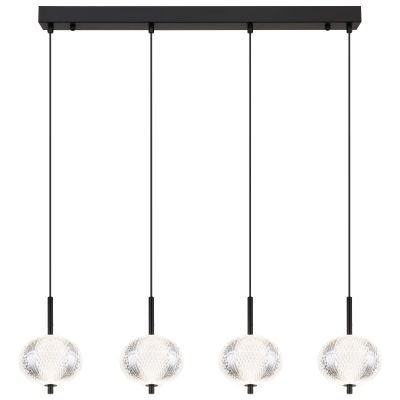 Globo Lighting Aida lampa wisząca 4x23 W czarna 16042-4H