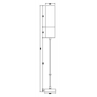 Globo Lighting Annika lampa wisząca 1x25W chrom satynowy/szkło przydymione 21000HN