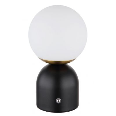 Globo Lighting Julsy lampa stołowa 1x2,5W LED czarny mat/mosiądz mat 21006S