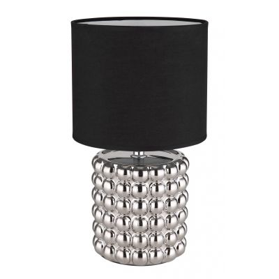 Globo Lighting Valentino lampa stołowa 1x40W srebrny/czarny 21626C