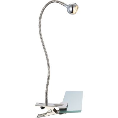 Globo Lighting Serpent lampa stołowa 1x3 W chrom-nikiel 24109K