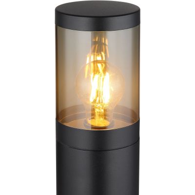Globo Lighting Xeloo lampa stojąca zewnętrzna 1x60W czarny mat/przydymiony 32015BS