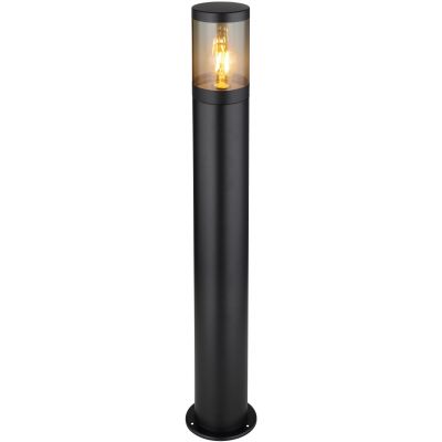 Globo Lighting Xeloo lampa stojąca zewnętrzna 1x60W czarny mat/przydymiony 32016BS