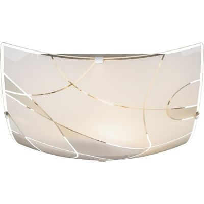 Globo Lighting Paranja plafon 1x60W biały/szkło satynowe 40403-1