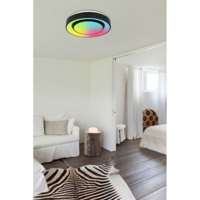 Globo Lighting Sully plafon 1x24 W czarny 41368-24