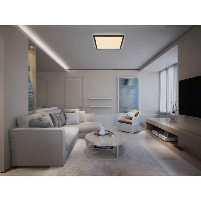 Globo Lighting Sapana plafon 1x24W LED czarny/satynowy 41563-24B