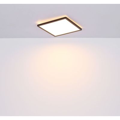Globo Lighting Sapana plafon 1x24W LED czarny/satynowy 41563-24B