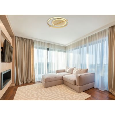 Globo Lighting Reball lampa podsufitowa 2x36W złota 48553-36R