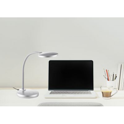 Globo Lighting Carmen lampa biurkowa 1x4,6 W srebrna 52290102