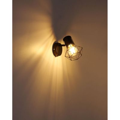 Globo Lighting Priska kinkiet 1x40W czarny 54017-1