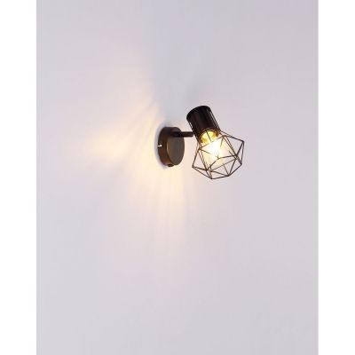 Globo Lighting Priska kinkiet 1x40W czarny 54017-1