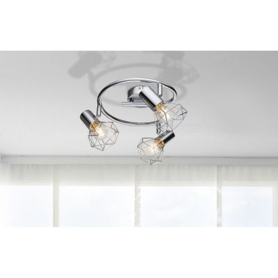 Globo Lighting Xara I lampa podsufitowa 3x40W chrom 54802-3