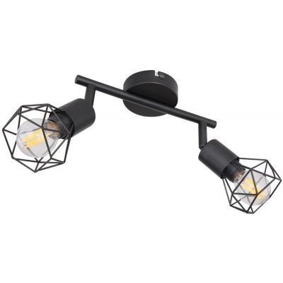 Globo Lighting Xara I lampa podsufitowa 2x40W czarny 54802S-2