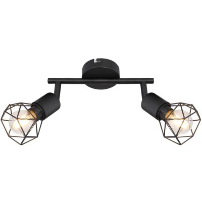 Globo Lighting Xara I lampa podsufitowa 2x40W czarny 54802S-2