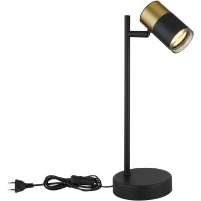 Globo Lighting Brisbon lampa biurkowa 1x5 W czarna-miedź 57850T