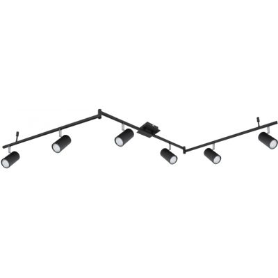 Globo Lighting Robby lampa podsufitowa 6x35 W czarna 57910-6B