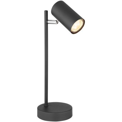 Globo Lighting Robby lampa biurkowa 1x35 W czarna-chrom 57910TB