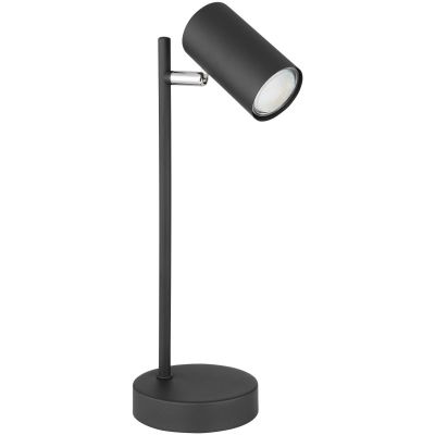 Globo Lighting Robby lampa biurkowa 1x35 W czarna-chrom 57910TB