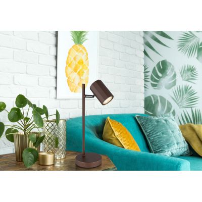 Globo Lighting James lampa biurkowa 1x5 W brązowa 57919T