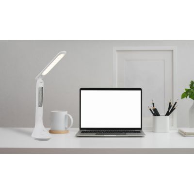 Globo Lighting Tyrell inteligentna lampa biurkowa 1x4 W biała 58329W