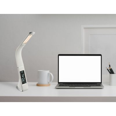 Globo Lighting Sophie lampa biurkowa 1x6,5 W biała-chrom 58333