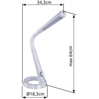 Globo Lighting Mitti lampka RGB 1x8 W czarna 58376B