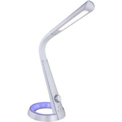 Globo Lighting Mitti lampka RGB 1x8 W biała-srebrna 58376S