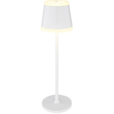 Globo Lighting Ridley lampa stołowa 1x4,6 W biała 58433W