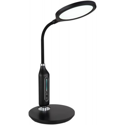 Globo Lighting Fruggy lampa biurkowa 1x9 W czarna-chrom 58435B