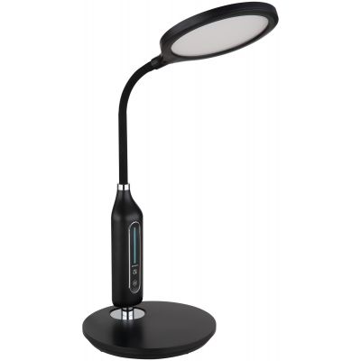 Globo Lighting Fruggy lampa biurkowa 1x9 W czarna-chrom 58435B