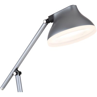 Globo Lighting Halvar lampa biurkowa 1x8 W biała-szara 58437G