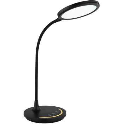 Globo Lighting lampa biurkowa 1x12 W czarna-opal 58483