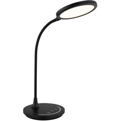 Globo Lighting lampa biurkowa 1x12 W czarna-opal 58483