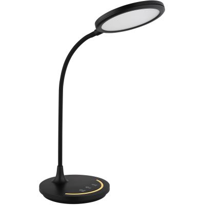 Globo Lighting lampa biurkowa 1x12 W czarna-opal 58483