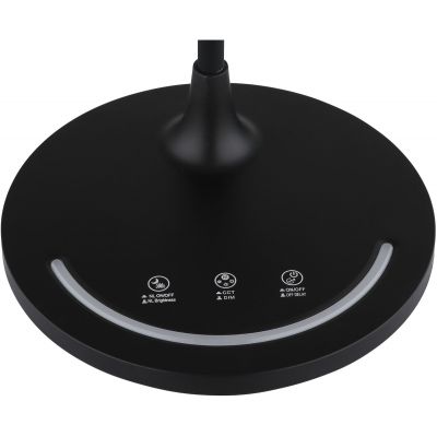 Globo Lighting lampa biurkowa 1x12 W czarna-opal 58483