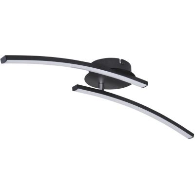 Globo Lighting Tansy I lampa podsufitowa 1x12W LED czarny mat/opal 67129-12