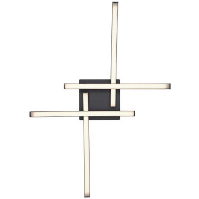 Globo Lighting Tansy I lampa podsufitowa 1x24W LED czarny mat/opal 67129-24