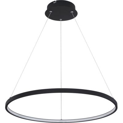 Globo Lighting Ralph lampa wisząca 1x29W LED czarny mat/opal 67192-29B