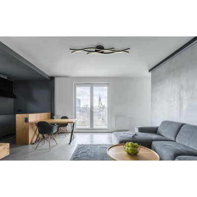 Globo Lighting Geronimo lampa podsufitowa 3x35W czarny mat 67206D