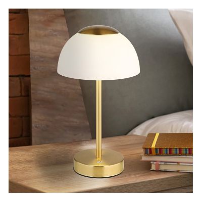 Globo Lighting Sarima lampa stołowa 1x2,5 W mosiądz 21014M