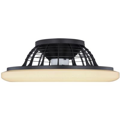 Globo Lighting Travo lampowentylator podsufitowy 1x30 W czarna 03628B