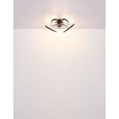 Globo Lighting Travo lampowentylator podsufitowy 1x30 W czarny mat 03638