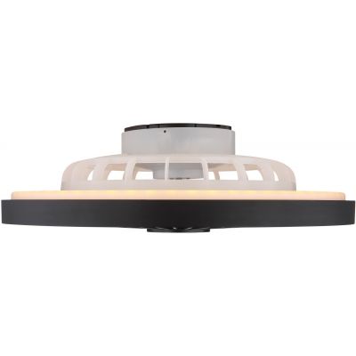 Globo Lighting Blizzak lampowentylator podsufitowy 1x45 W biała-czarna 03653