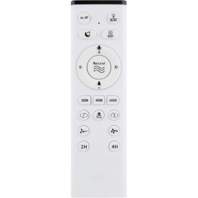 Globo Lighting Blizzak lampowentylator podsufitowy 1x45 W biała-czarna 03653