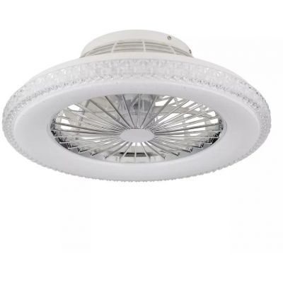 Globo Lighting Corusso lampowentylator podsufitowy 1x40 W biała-chrom 03654