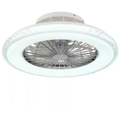 Globo Lighting Corusso lampowentylator podsufitowy 1x40 W biała-chrom 03654